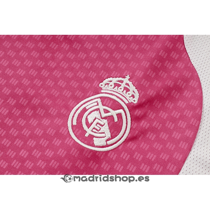 Chandal del Real Madrid Manga Corta 26-27 Rosa - Pantalon Corto